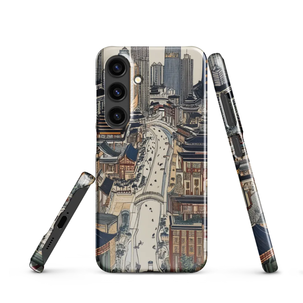 Urban Harmony: A Fusion of Tradition and Modernity | Phone Case |  S24 | Snap Case | Glossy