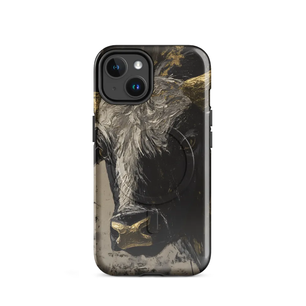 Majestic Bull: The Power in Black and Gold