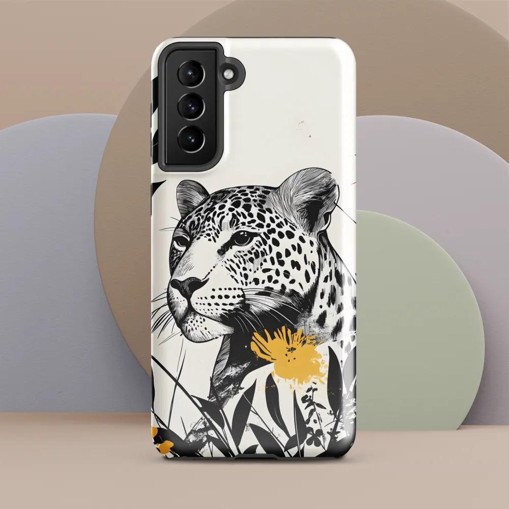 Majestic Leopard Amongst Flora