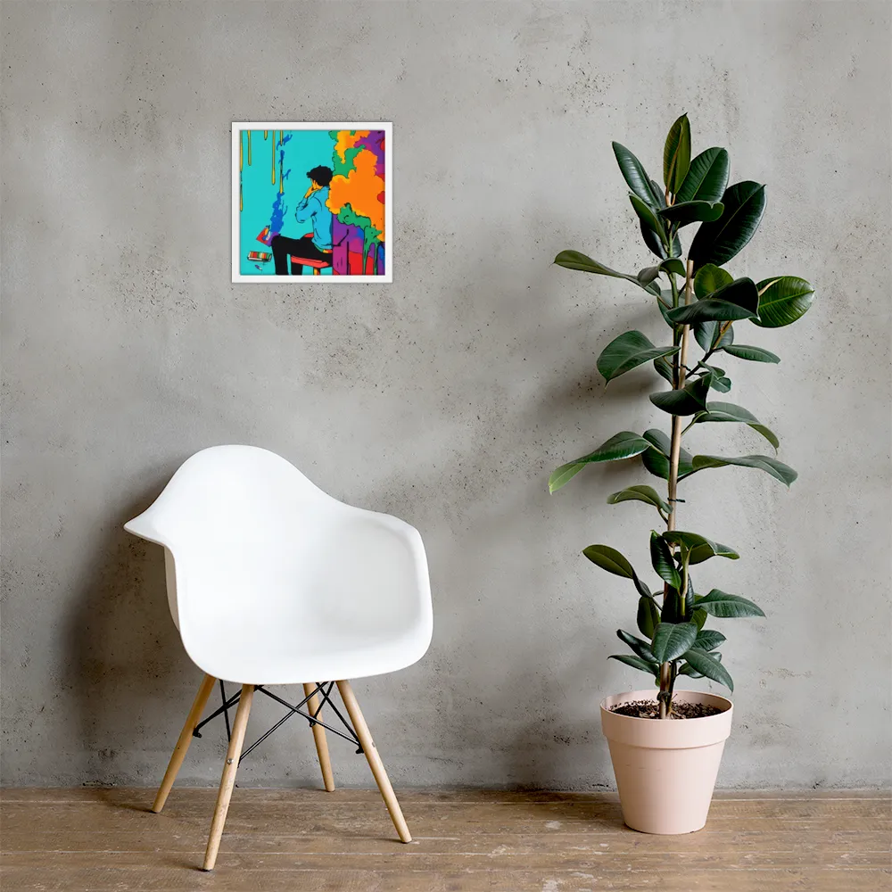 The Artist Within | Poster with White Frame | 14″×14″