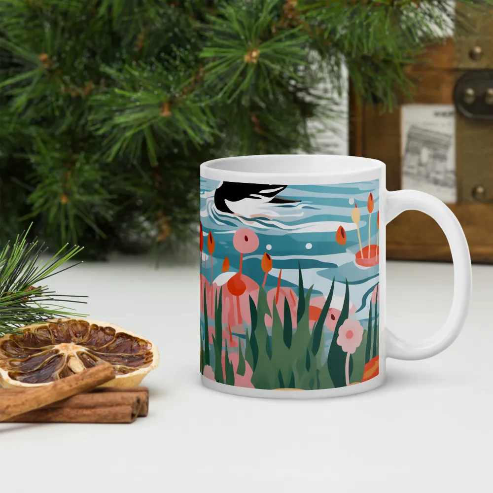 Serenity in Aquatic Harmony | Mugs | Multiple Sizes & Colors