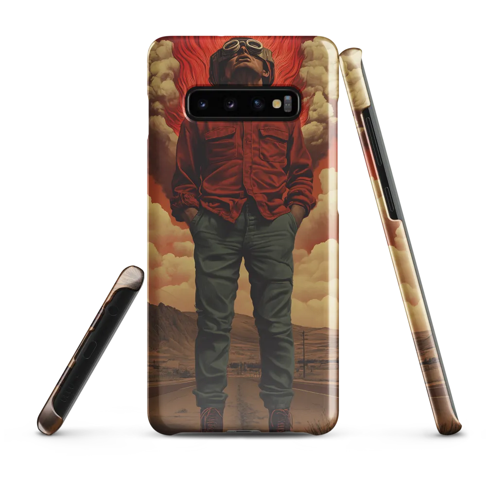 Defiant Spirit in a Surreal Landscape | Phone Case |  S10 Plus | Snap Case | Glossy