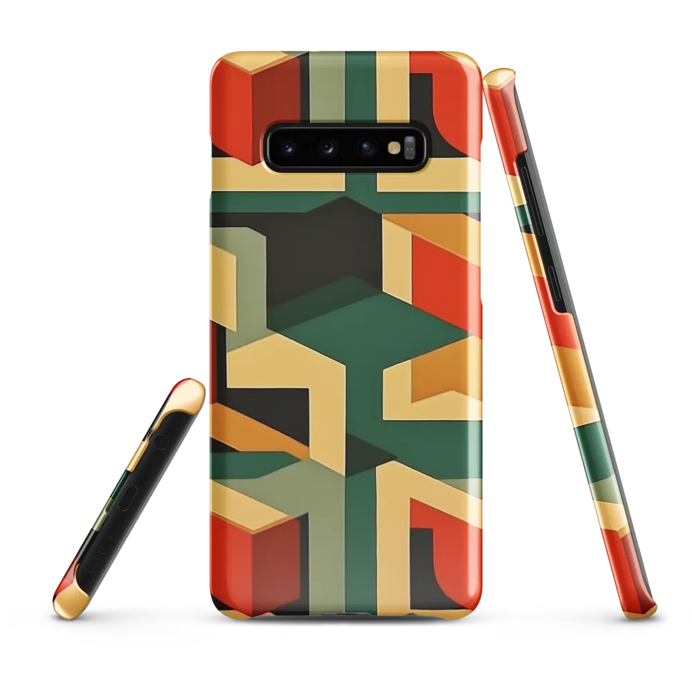 Dynamic Geometry: An Exploration of Form | Phone Case |  S10 Plus | Snap Case | Glossy