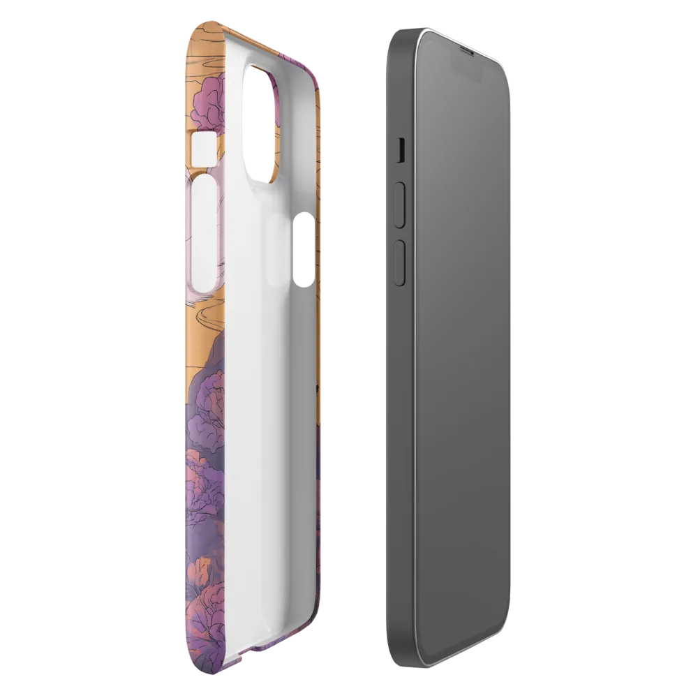 Whispers of the Violet Dawn | Phone Case |  14 Plus | Snap Case | Glossy