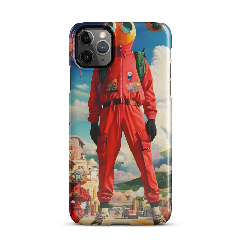 Whimsical Encounter in a Surreal Landscape | Phone Case |  11 Pro Max | Snap Case | Glossy