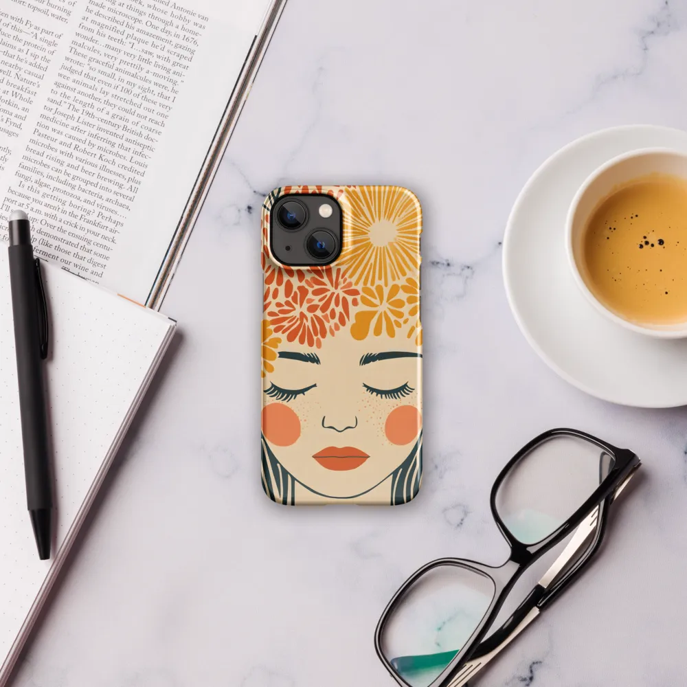 Serenity in Bloom | Phone Case |  13 Mini | Snap Case | Glossy