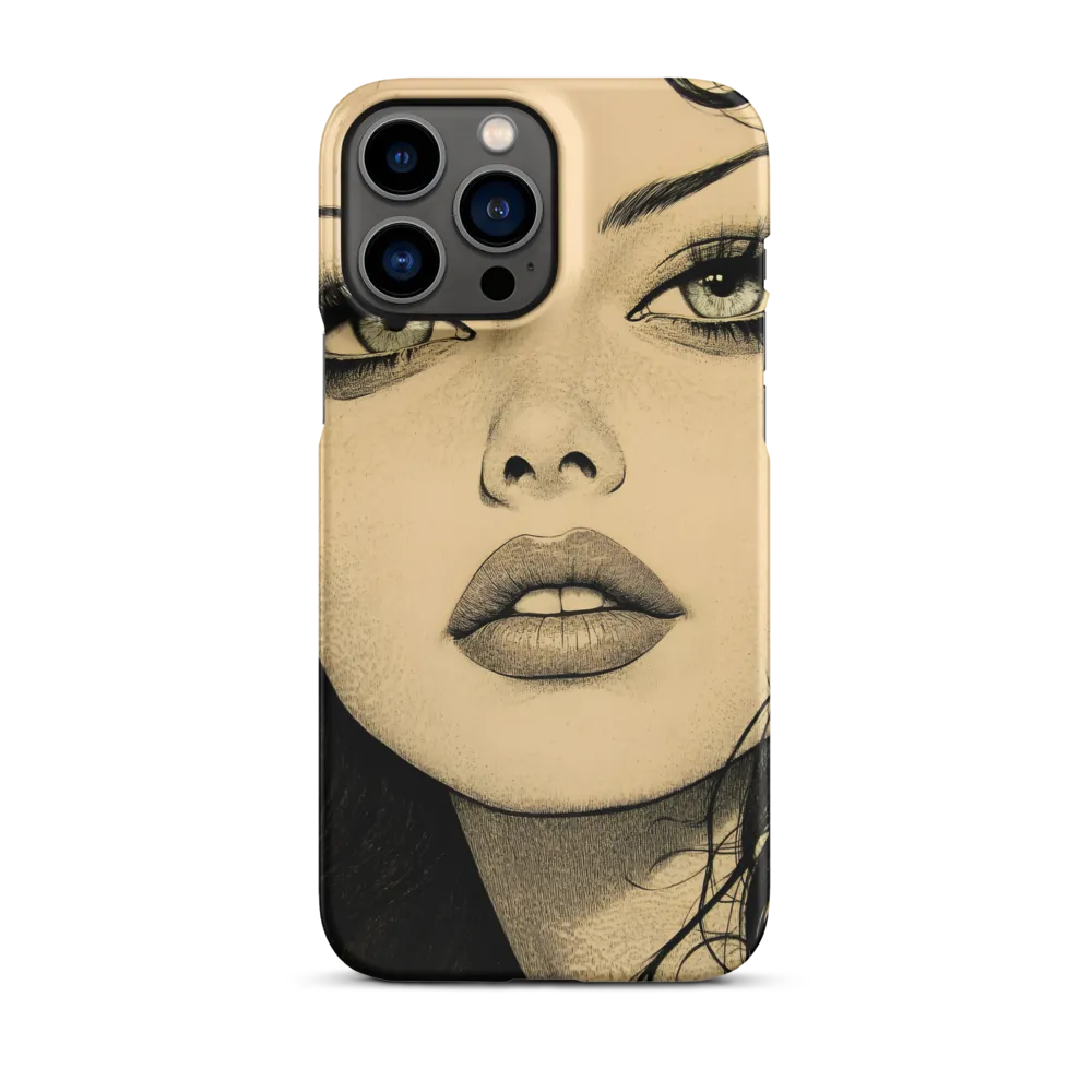 Enigmatic Gaze | Phone Case |  13 Pro Max | Snap Case | Matte