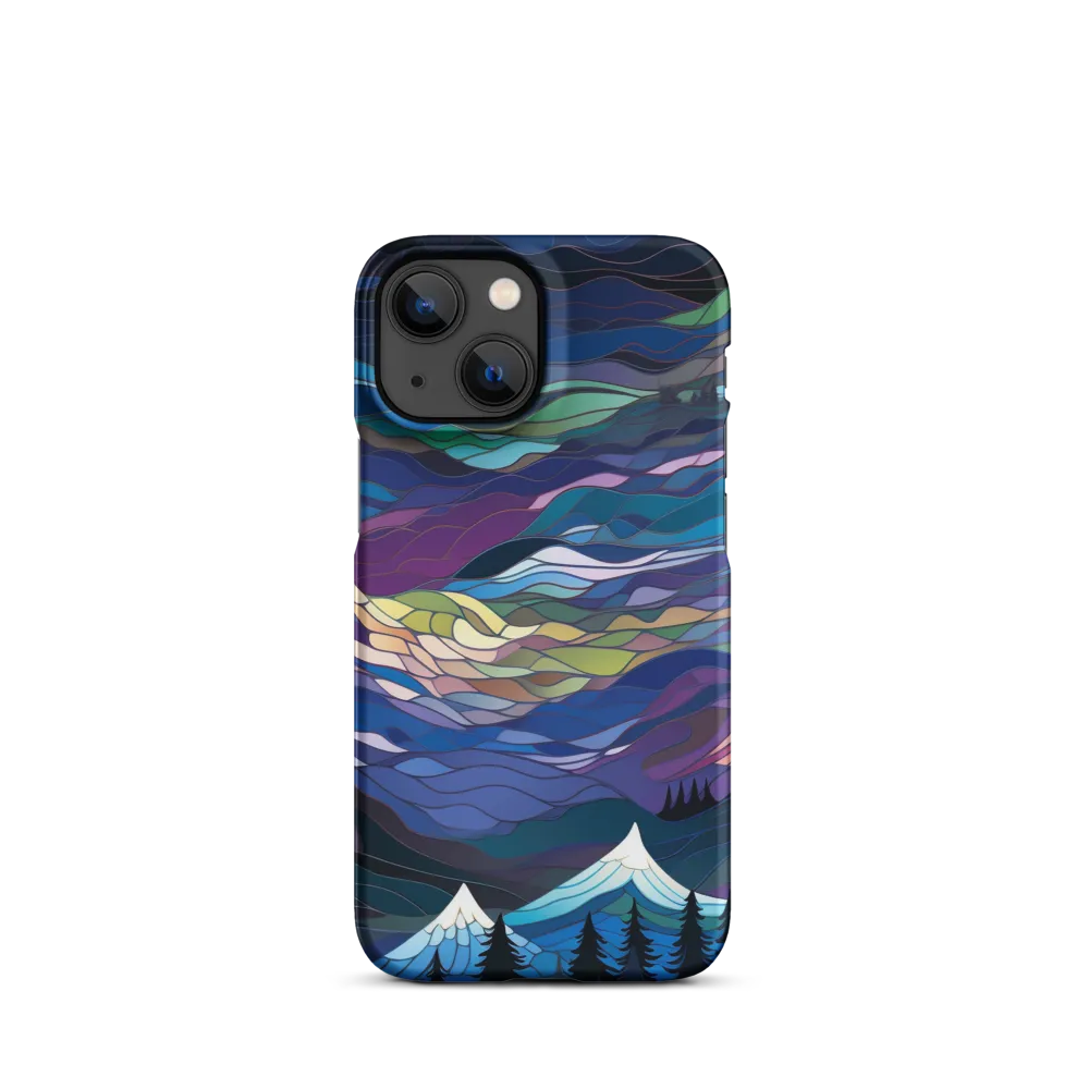 Twilight Peaks: An Abstract Mountain Landscape