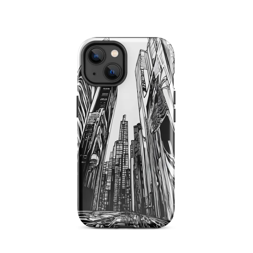 Urban Echoes: A Line Art Journey