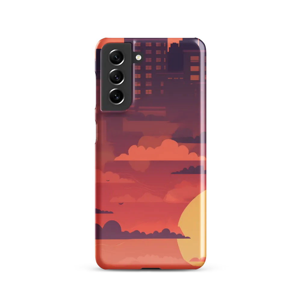 Urban Dusk: A Symphony of Cityscapes | Phone Case |  S21 | Snap Case | Glossy