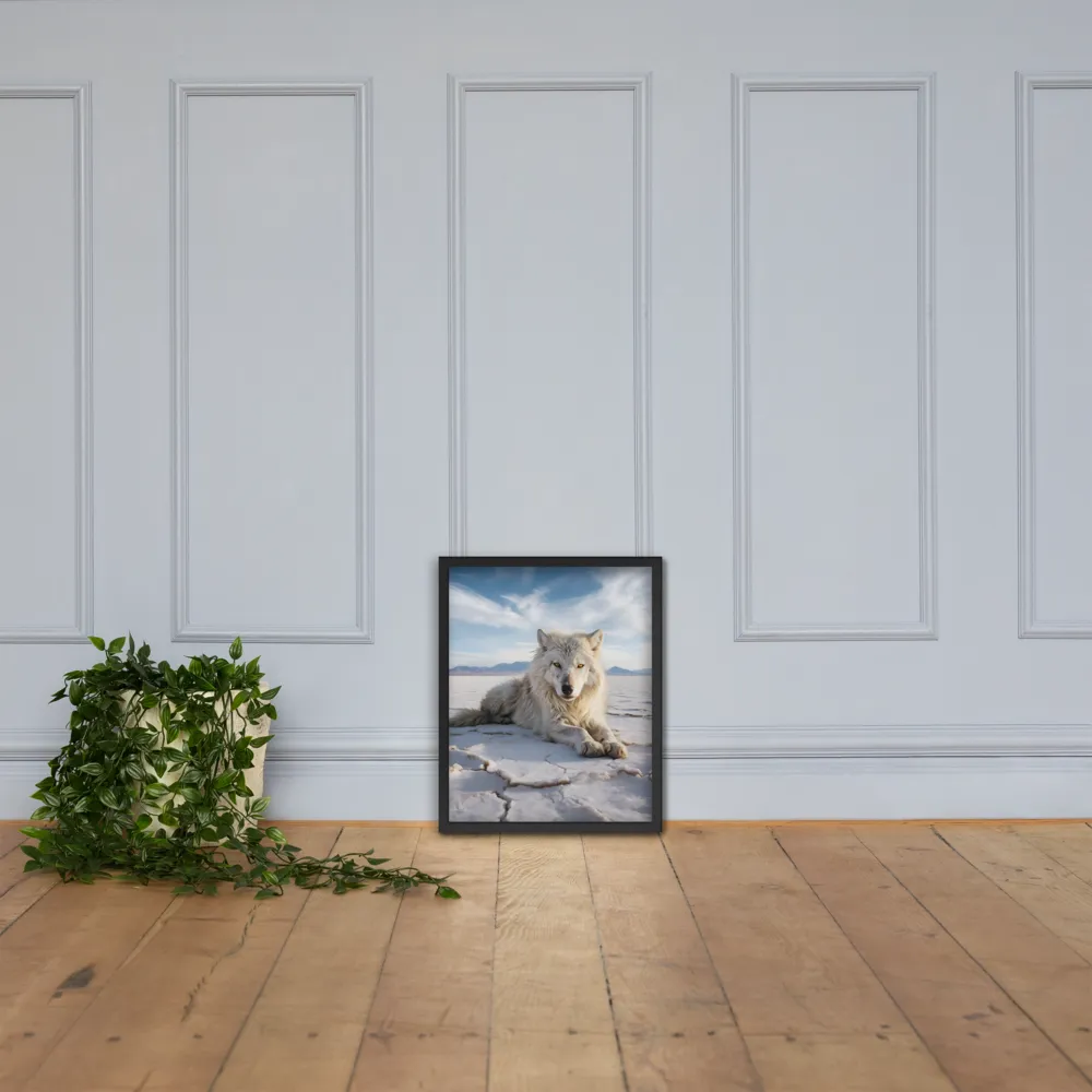 Guardian of the Salt Flats | Poster with Black Frame | 16″×20″