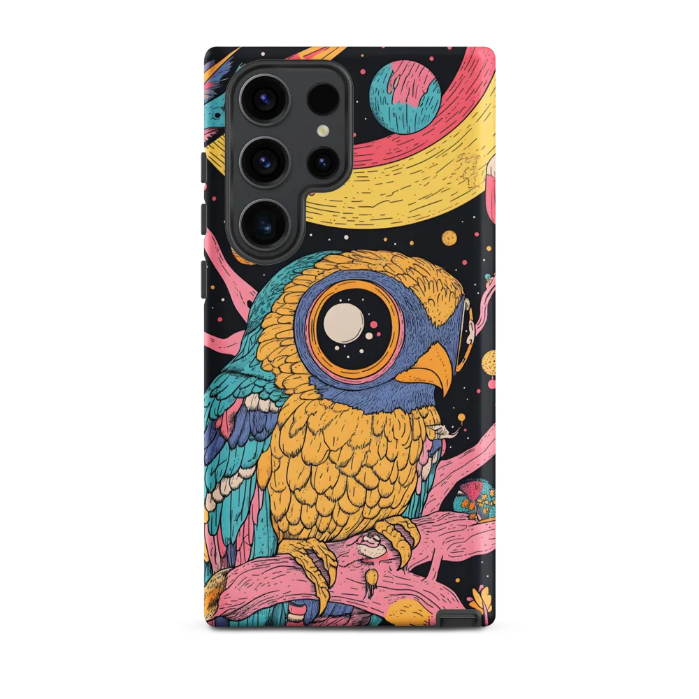 Whimsical Cosmic Owl | Phone Case |  S23 Ultra | Tough Case | Matte