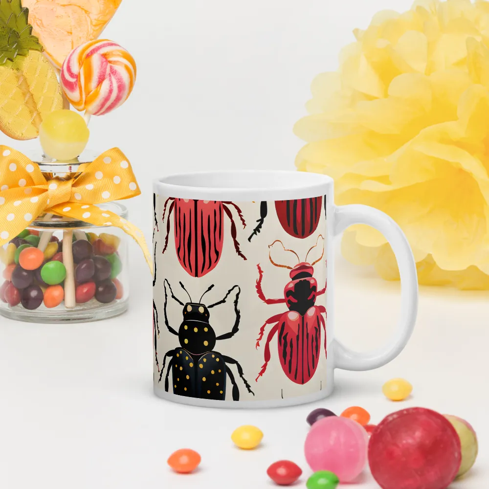 Beetle Mosaic: A Colorful Exploration of Insects | Mugs | Multiple Sizes & Colors