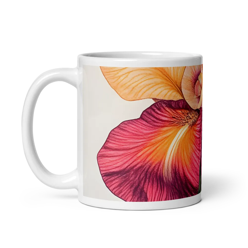 Floral Harmony | Mug with White inside | 11 oz