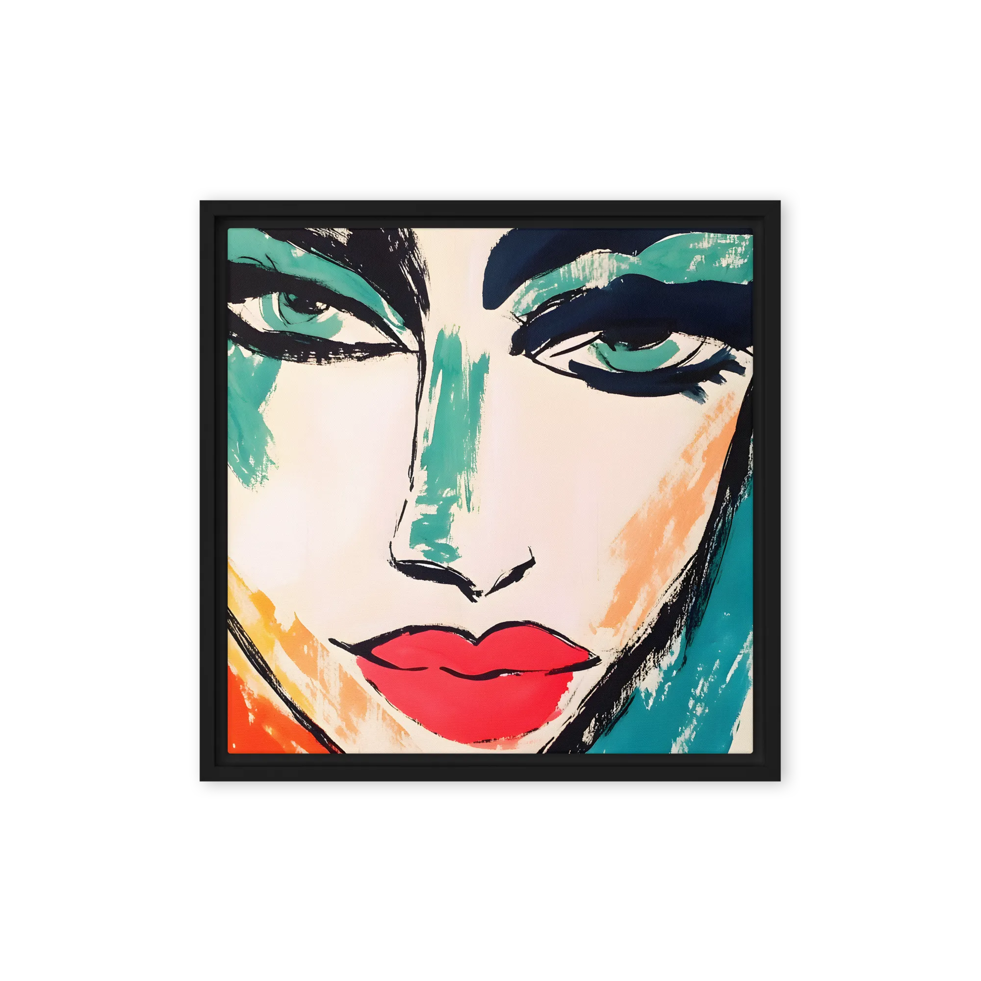 Bold Expression 
 Canvas with Black Frame