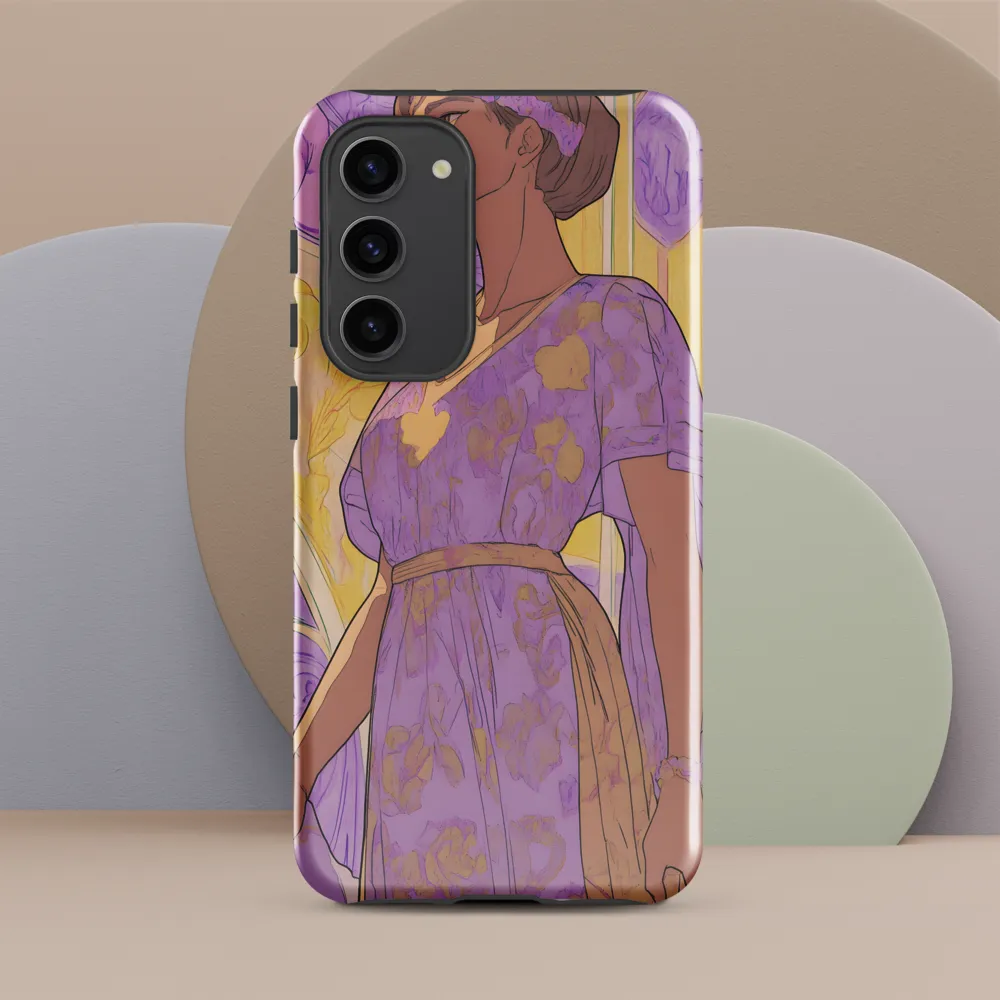 Elegance in Floral Harmony | Phone Case |  S23 Plus | Tough Case | Glossy