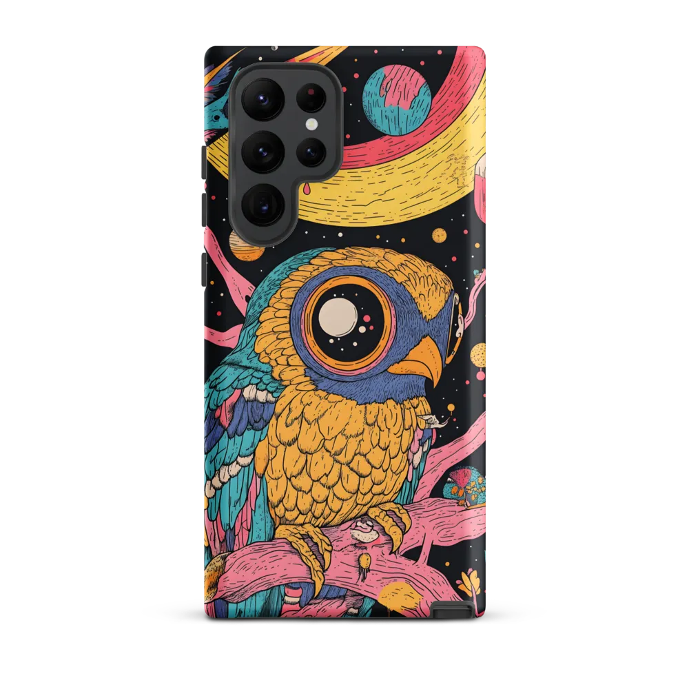 Whimsical Cosmic Owl