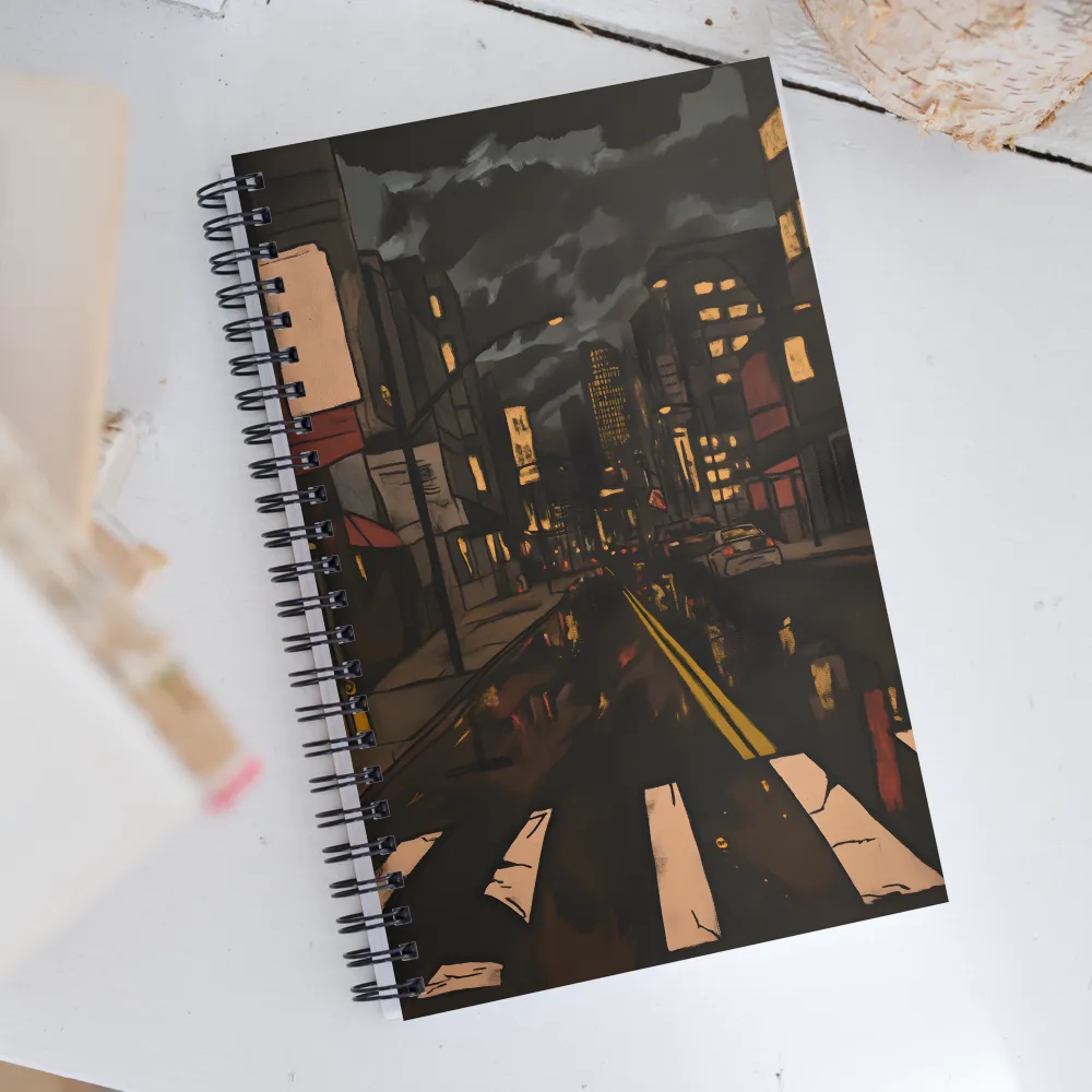 A Night in the Urban Jungle | Spiral Notebook