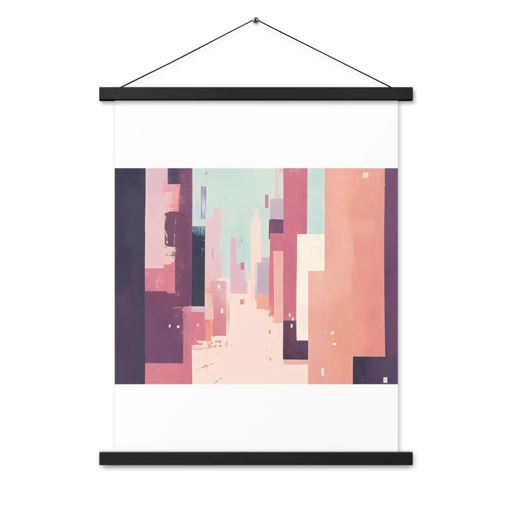 Tranquil Cityscape | Poster With Black Wood Hanger | 18″×24″