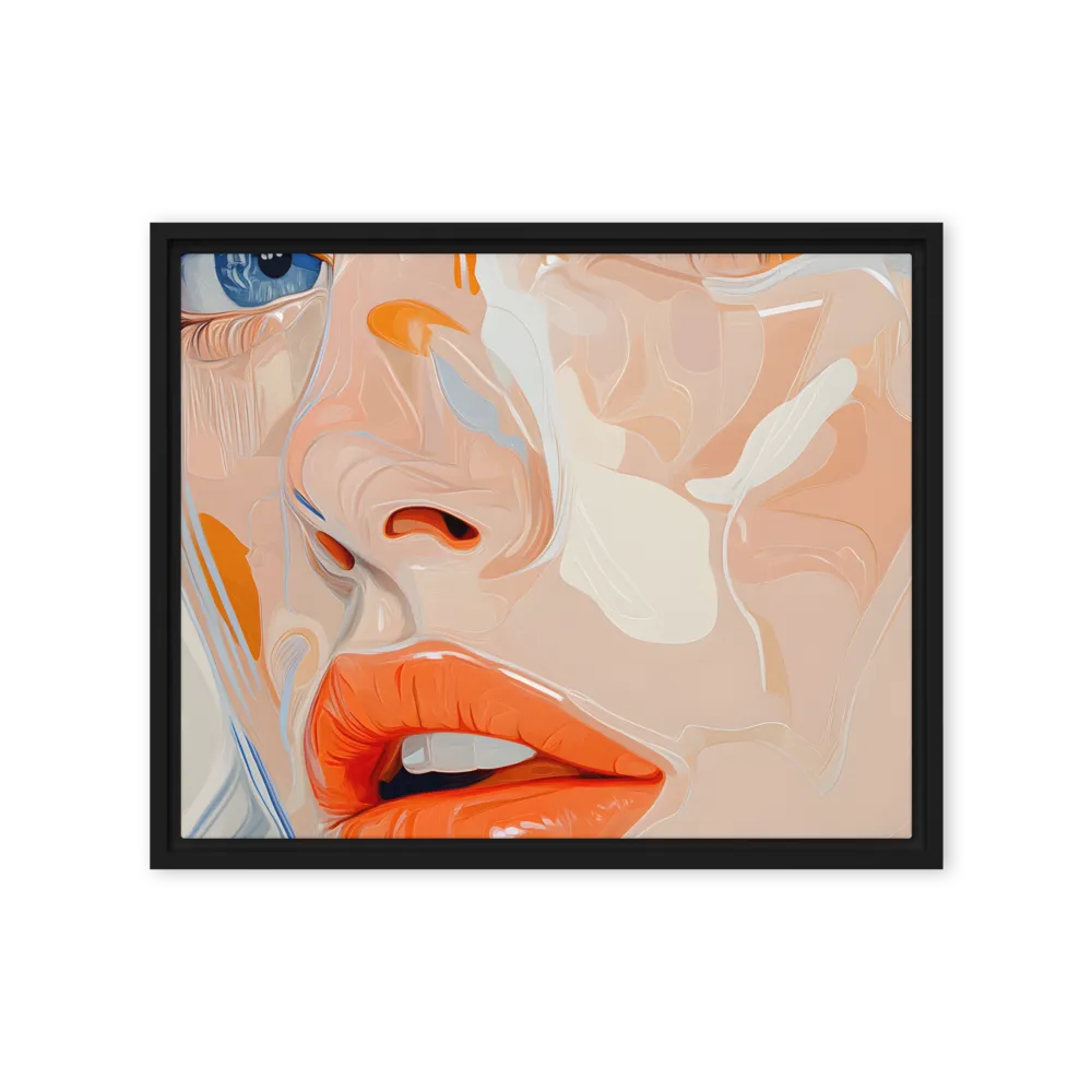 Ethereal Expressions | Canvas with Black Frame | 16″×20″