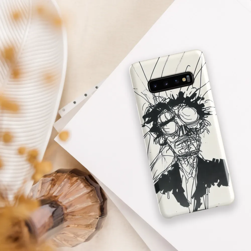 Chaos in Ink | Phone Case |  S10 Plus | Snap Case | Glossy