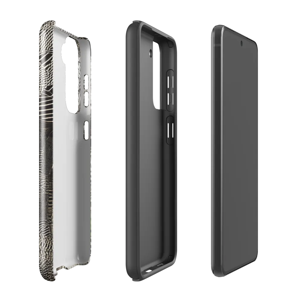 Intricate Patterns of the Human Face | Phone Case |  S21 FE | Tough Case | Glossy