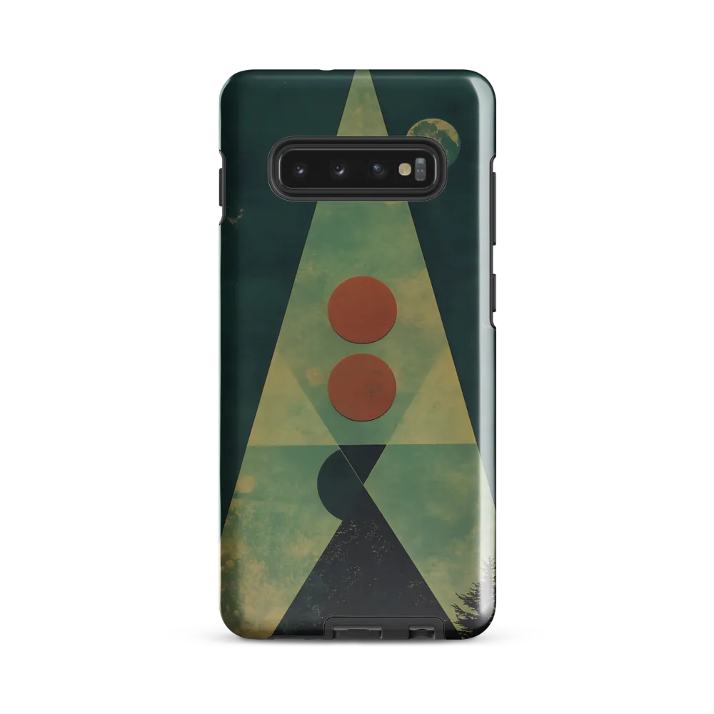 Geometric Harmony in Nature | Phone Case |  S10 Plus | Tough Case | Glossy