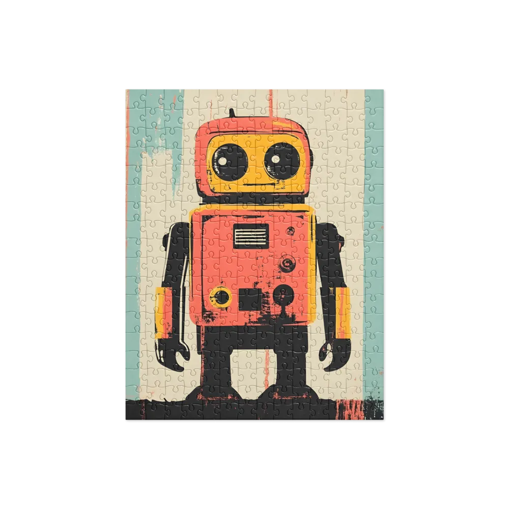 Retro Robot Charm | Jigsaw Puzzle | 252 pieces