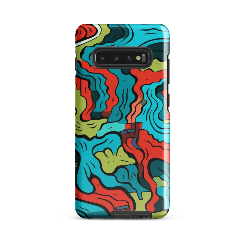 Flow of Color | Phone Case |  S10 Plus | Tough Case | Glossy