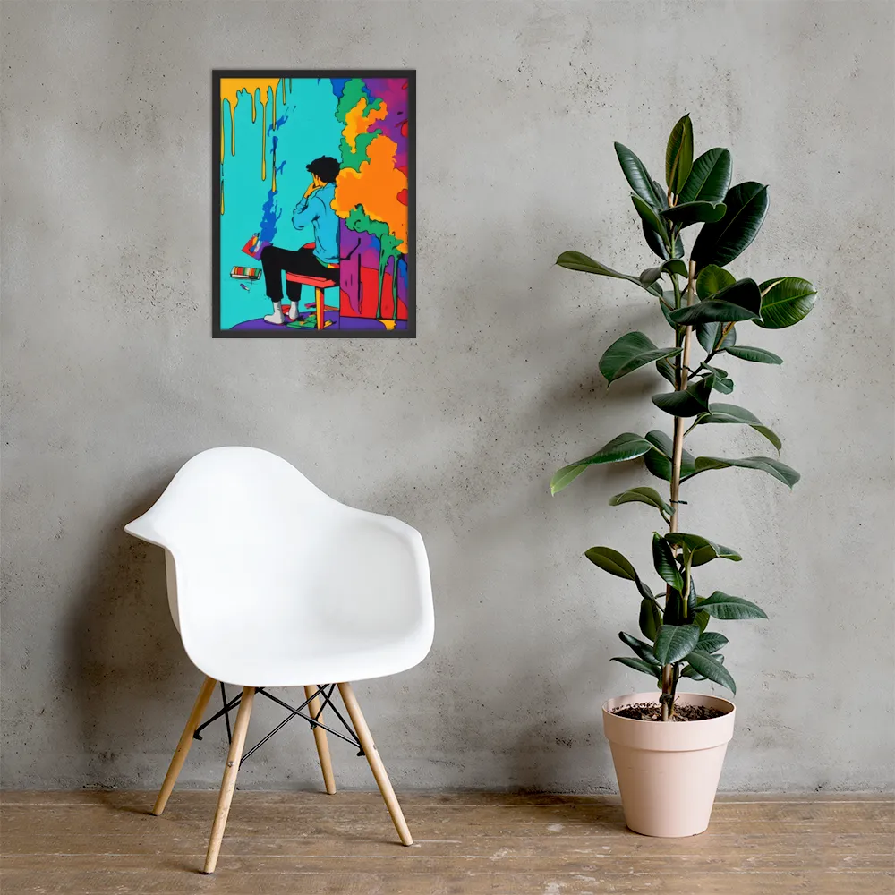 The Artist Within | Poster with Black Frame | 18″×24″