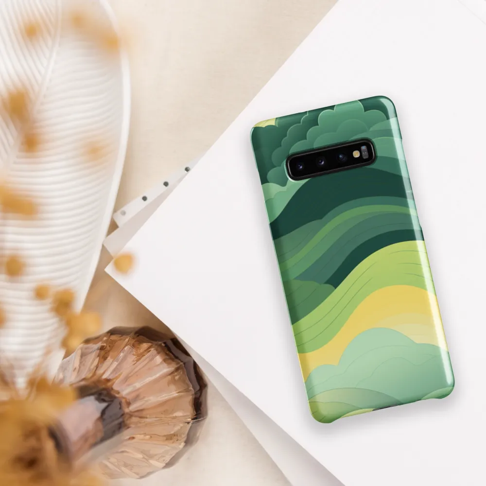 Serenity in Green | Phone Case |  S10 Plus | Snap Case | Glossy