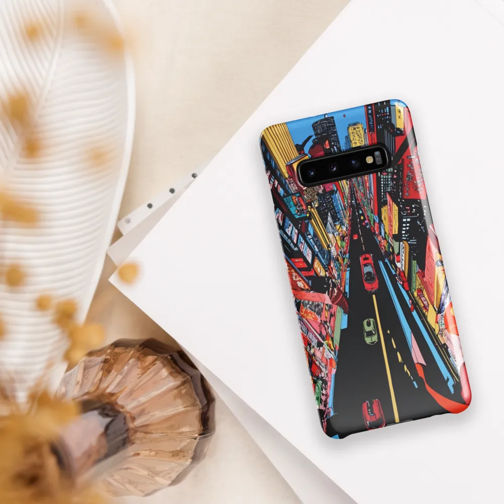 Urban Symphony: A Bird's-Eye View of Life | Phone Case |  S10 Plus | Snap Case | Glossy