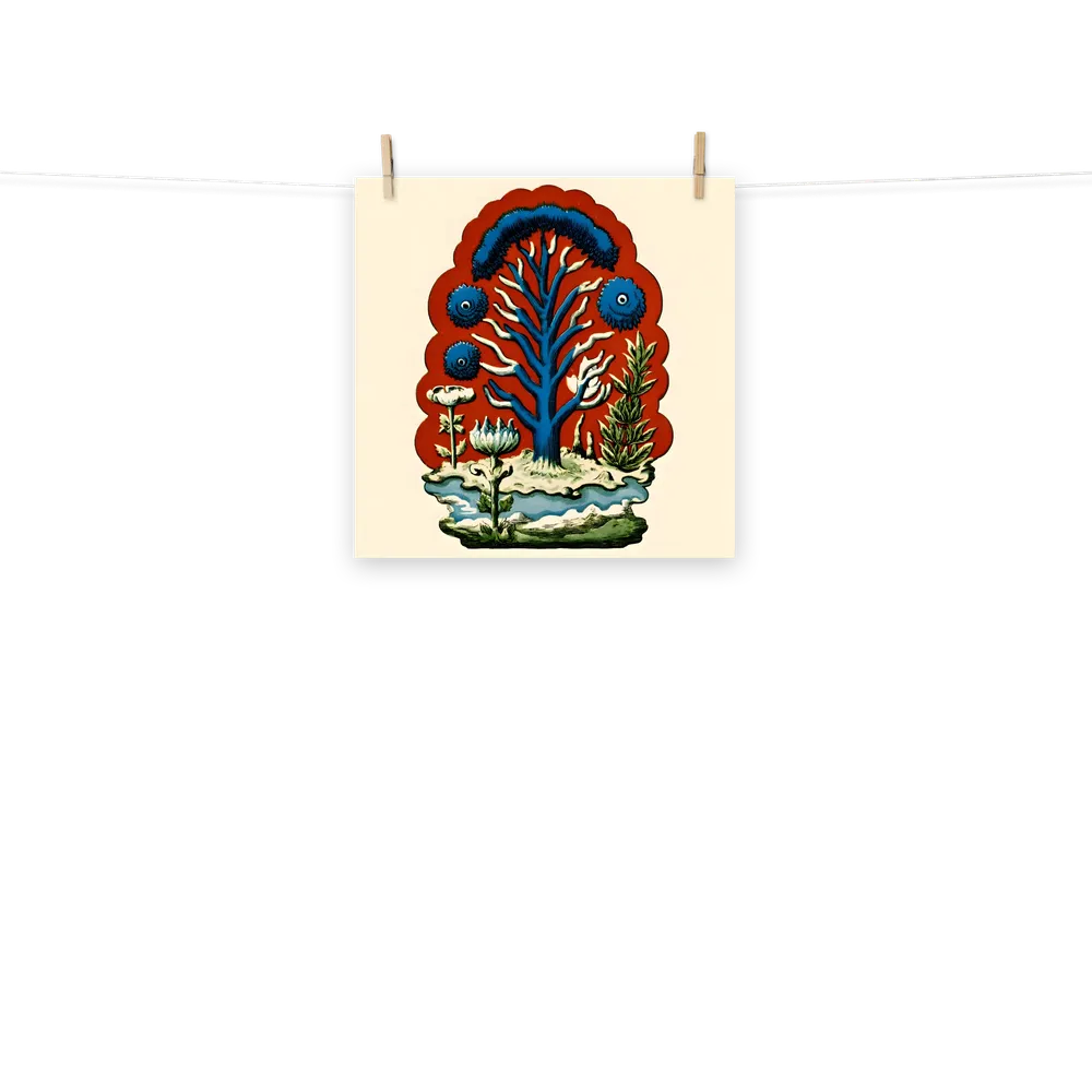 Azure Arbor 
 Poster | 18″x 18″