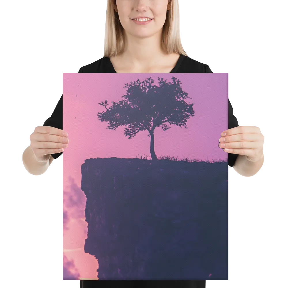 Solitude on the Edge | Canvas | 16″×20″