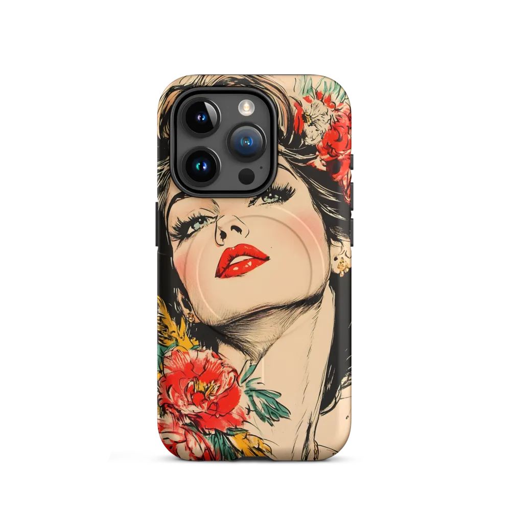 Radiance in Red: A Portrait of Elegance