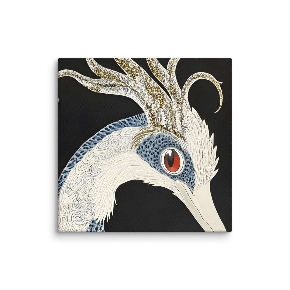Elegance of the Majestic Peacock | Canvas | 14″×14″