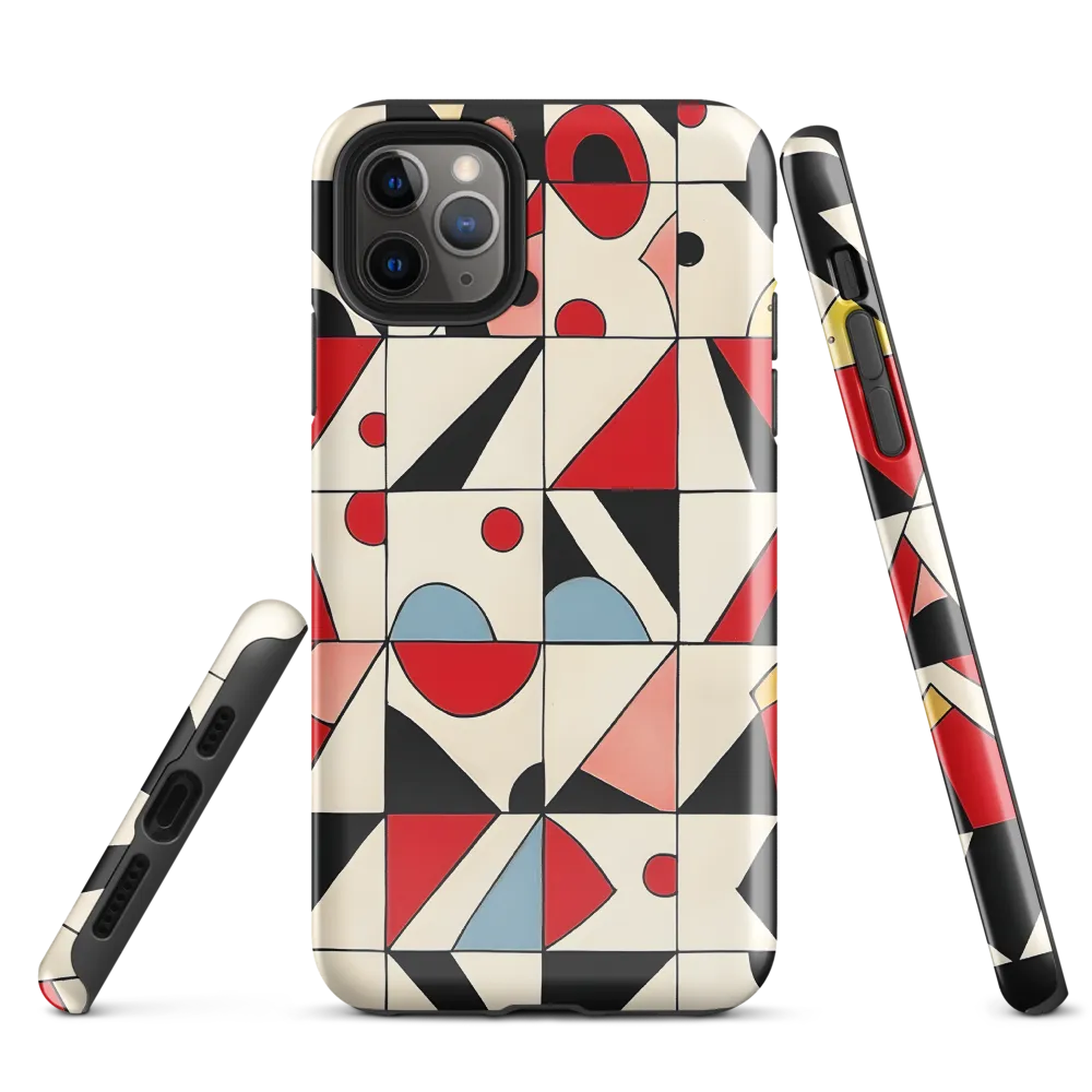 Dynamic Geometric Harmony | Phone Case |  11 Pro Max | Tough Case | Glossy