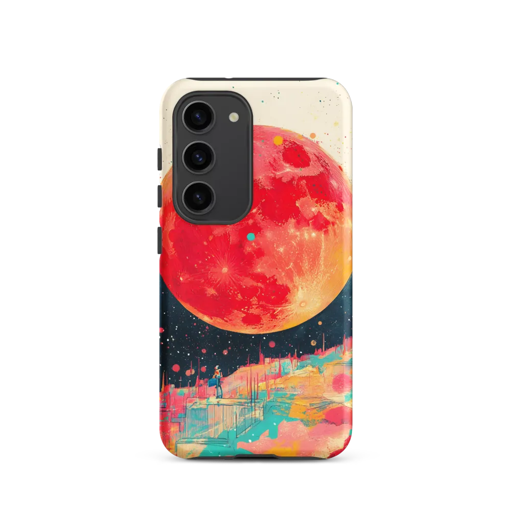 Crimson Dreams: A Lunar Exploration