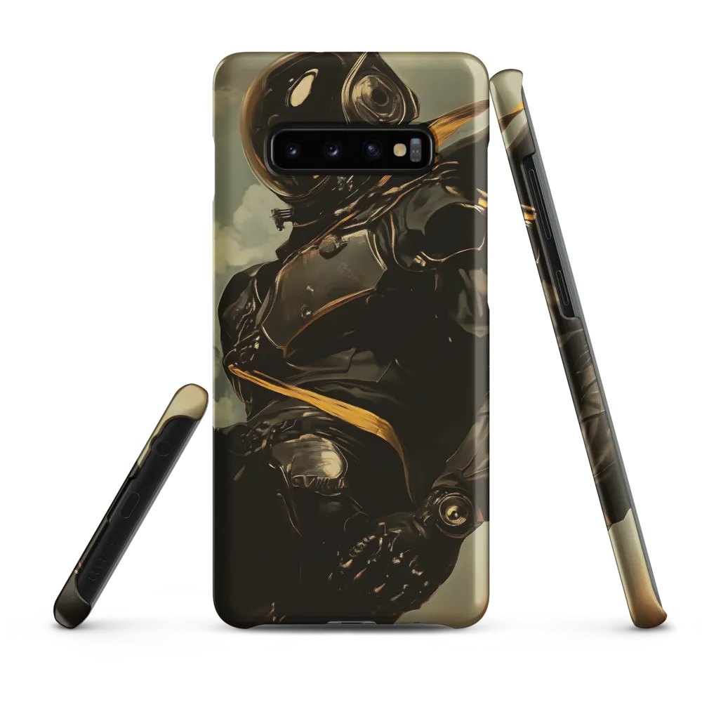 Ethereal Explorer: The Enigmatic Astronaut | Phone Case |  S10 Plus | Snap Case | Matte