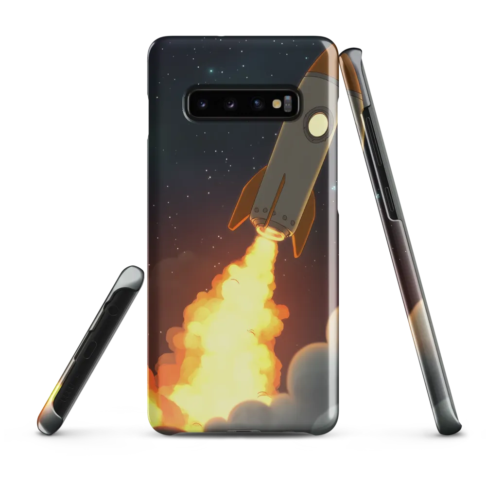 Launch into the Cosmos | Phone Case |  S10 Plus | Snap Case | Glossy