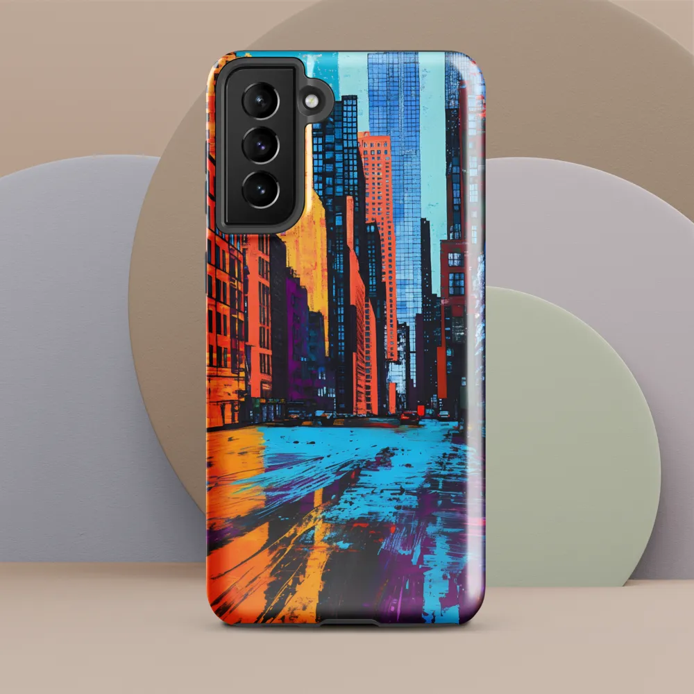 Vibrant Urban Horizons | Phone Case |  S21 Plus | Tough Case | Glossy