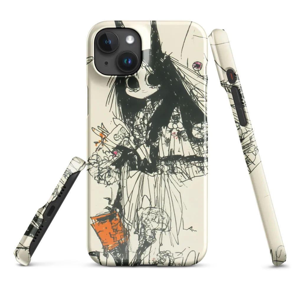 Whimsical Flora | Phone Case |  15 Plus | Snap Case | Glossy