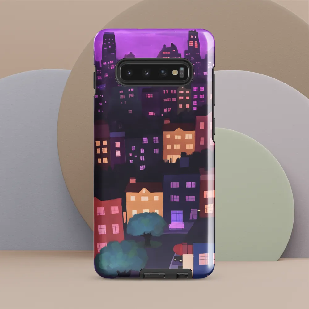 Serene City Nights | Phone Case |  S10 Plus | Tough Case | Glossy