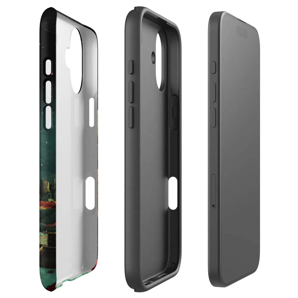 Cosmic Cityscape | Phone Case |  16 Plus | Tough Case | Matte