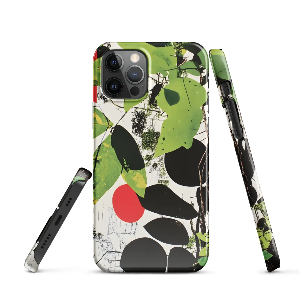 Nature's Geometry: A Contemporary Collage | Phone Case |  12 Pro | Snap Case | Glossy