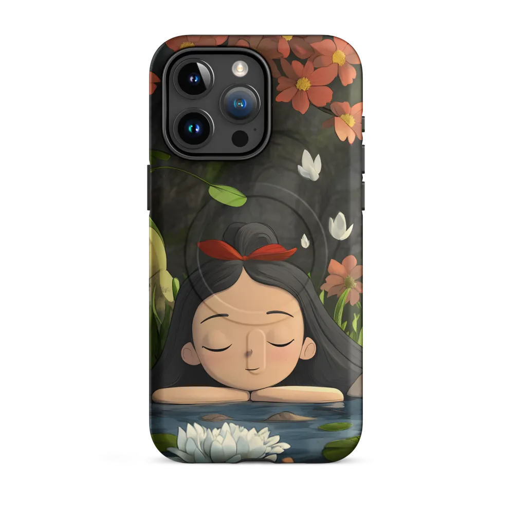 Tranquility by the Waterside | Phone Case |  15 Pro Max | MagSafe® Tough Case | Matte