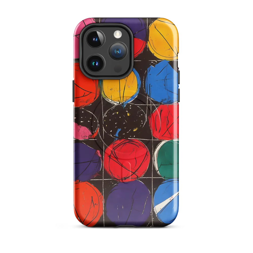Colorful Circles in Abstract Harmony