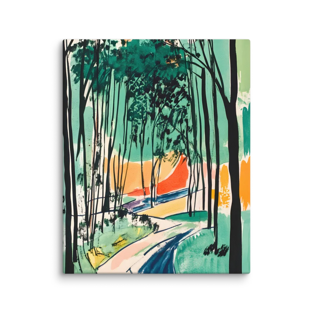Winding Path Through the Forest | Canvas | 24″×30″