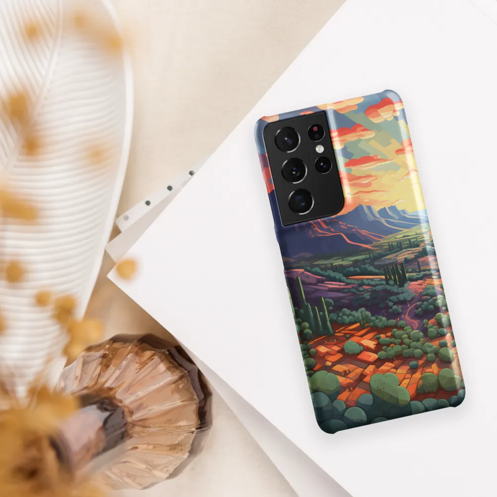 Desert Serenity at Dusk | Phone Case |  S21 Ultra | Snap Case | Matte