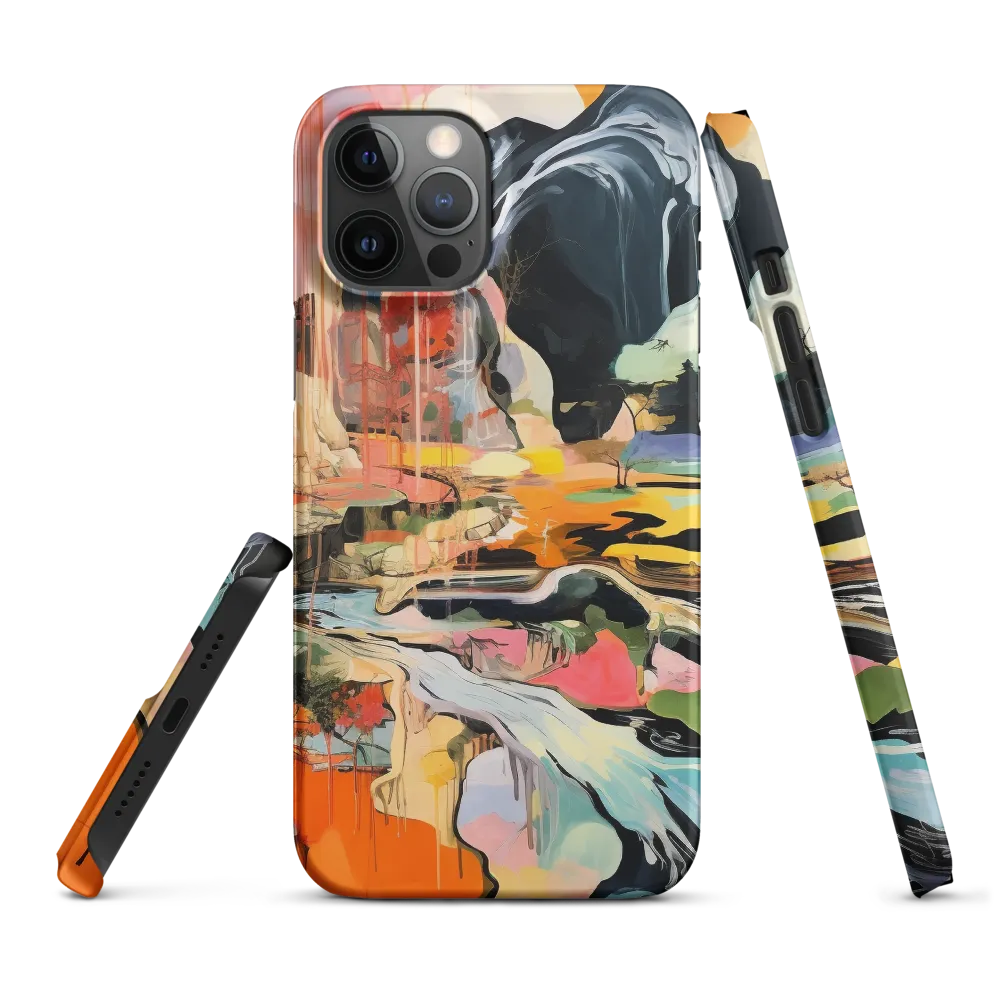 Ethereal Landscapes: A Symphony of Color | Phone Case |  12 Pro Max | Snap Case | Matte